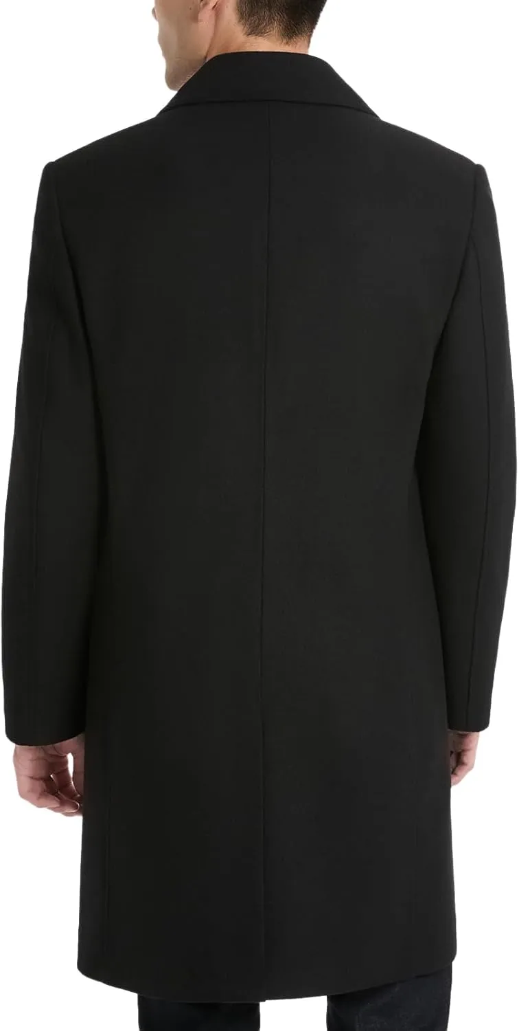 Ben Sherman Men's Brenton Double Breasted Wool Overcoat