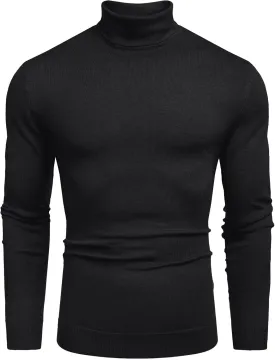 COOFANDY Men's Slim Fit Turtleneck Sweater Casual Basic Knitted Long Sleeve Pullover Sweater