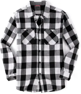 Flannel Shirt for Men Button Down Regular Fit Mens Flannel Shirt Long Sleeve Casual Plaid Flannel Shirt