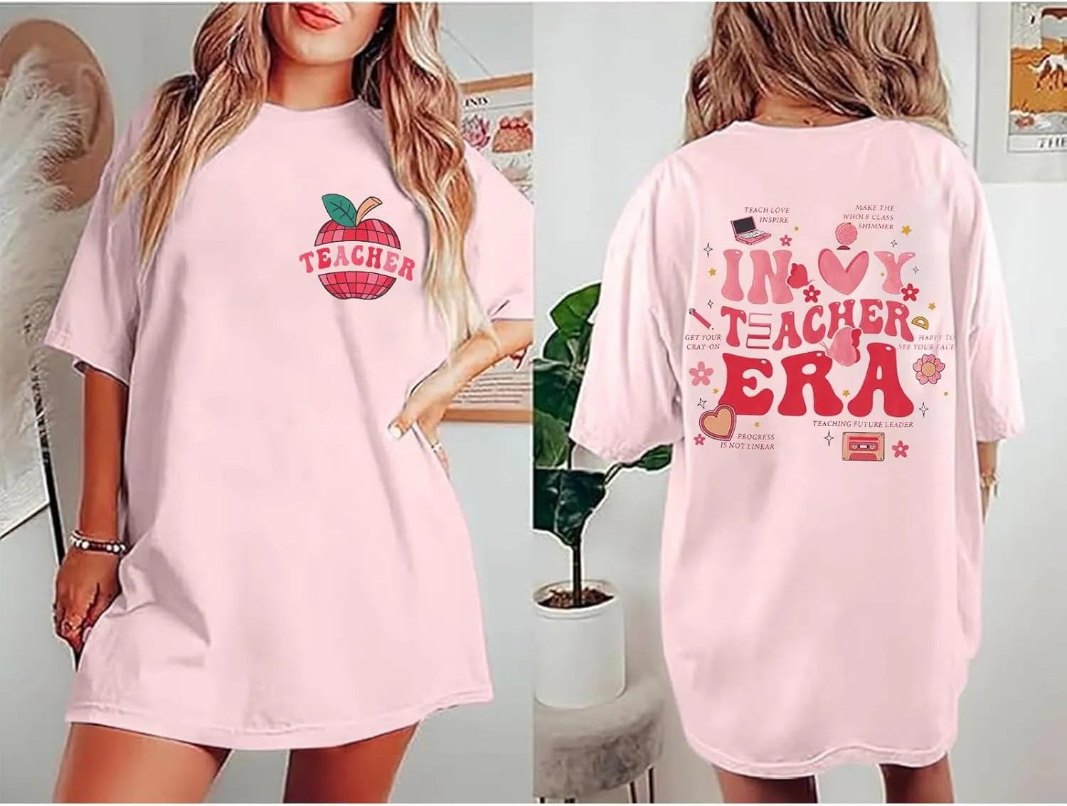 in My Teacher Era Shirt Women Teacher Shirts Teaching Tees Tops Teacher Appreciation Tee Shirt