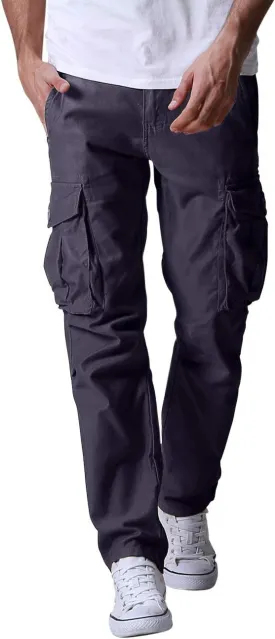 Match Men's Casual Wild Cargo Pants Outdoors Work Wear #6531