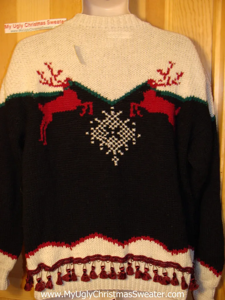 Ugly Christmas Sweater Party Hanukkah Sweater (j158)