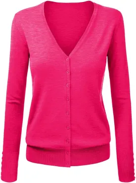 Women Cardigan 3/4 Sleeves Open Front Autumn and Winter Models of Classic Versatile Basic Women's Long Sleeve